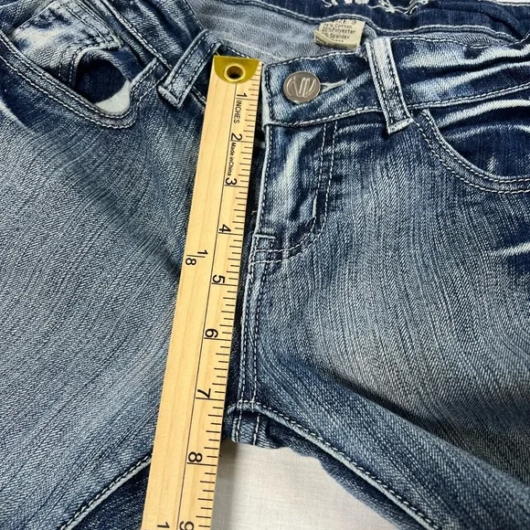 NV Jeans Womens Juniors Size 3 Light Blue Straight Leg low rise Casual Jeans